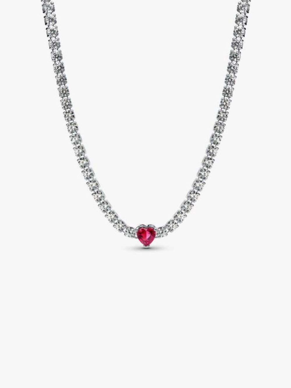 Pandora Halo Heart Choker